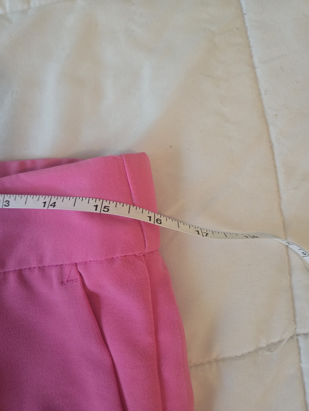A New Day Hot Pink Wide Leg Pants High Rise Tailored Trousers Womens - Picture 4 of 7